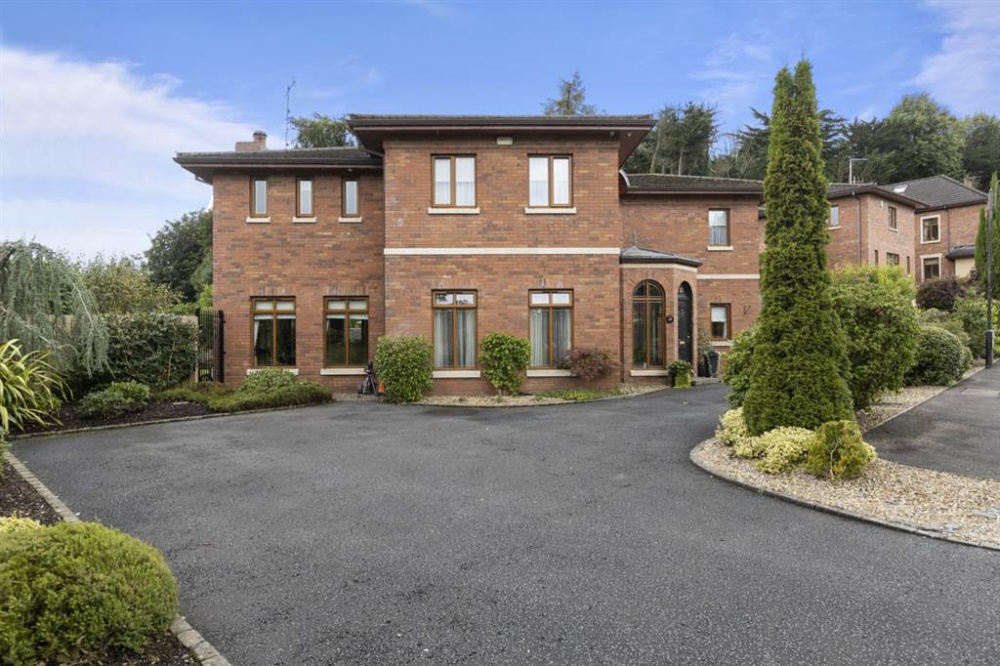 A large house for sale in Belfast BT9. A family home with landscaped gardens that is set on a private site off the Malone Road in South Belfast.